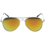 30011R - Aviator Mirrored Metal Sunglasses