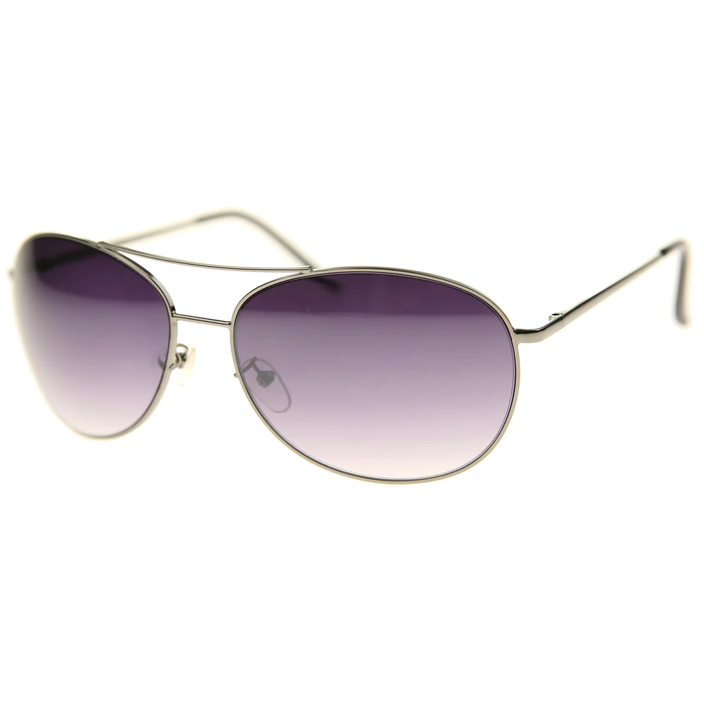 25 - Round Metal Aviator Sunglasses