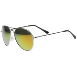 30011R - Aviator Mirrored Metal Sunglasses