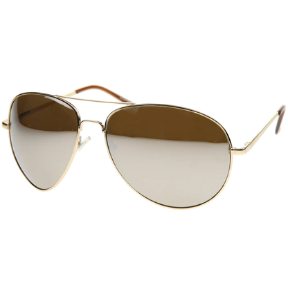 30013 - Aviator Metal Sunglasses