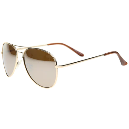 30011 - Aviator Metal Sunglasses