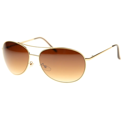 25 - Round Metal Aviator Sunglasses