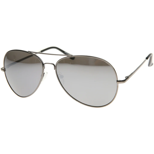 30012 - Aviator Metal Sunglasses