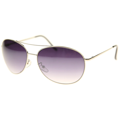 25 - Round Metal Aviator Sunglasses